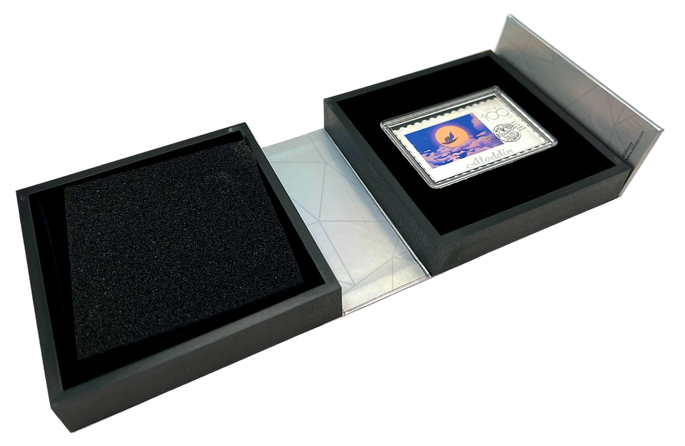 Miniatura: Disney 100th Anniversary Stamp Aladdin 1 oz Silver Coin 2$ Niue 2023