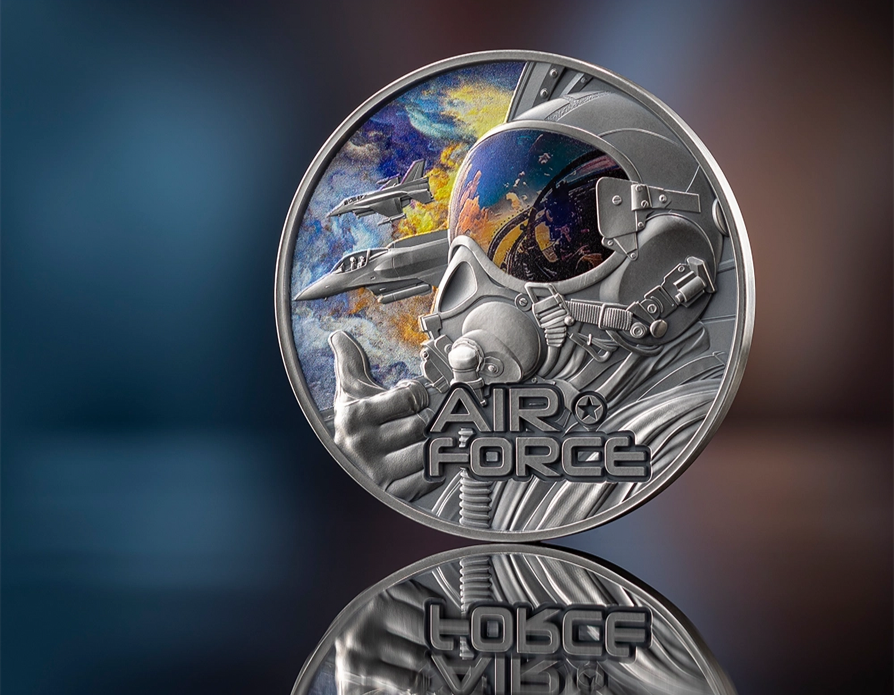 AIR FORCE - Guardians of Freedom 2 oz Antique finish Silver Coin Cameroon 2025