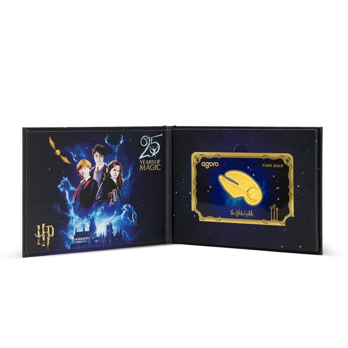 Miniature : HARRY POTTER: The Golden Snitch - 0.1 g .999 Gold Coin - 1$ Niue 2026