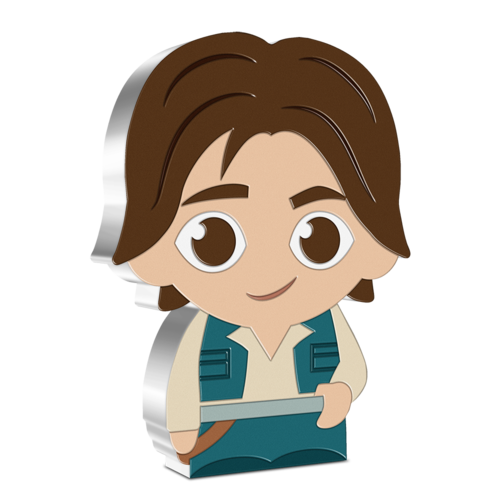 Miniatura: HAN SOLO – KOLEKCJA CHIBI MONETY SERIA STAR WARS – 2021 1 uncja czystego srebra Proof