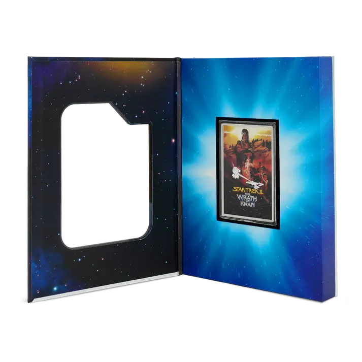 Miniatura: Star Trek II: The Wrath of Khan 1oz .999 Silver Coin 2$ Niue 2025