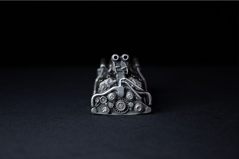 Miniatura: 2024 Korea The Engine 3 oz Silver Miniature