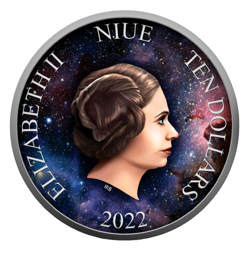 Thumbnail: STAR WARS Darth Vader Dark Side Edition 1 Oz Silver Coin 2$ Niue 2022
