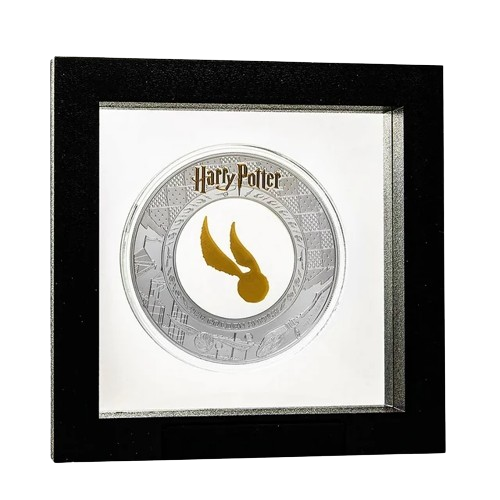 Miniatura: 2020 Samoa Harry Potter Golden Snitch 2 oz Silver Coin