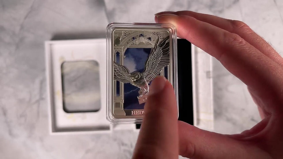 Thumbnail: HARRY POTTER Magical Creatures – Hedwig 1oz Silver Coin Niue 2023