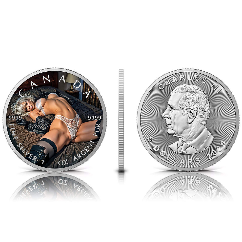 Miniaturbild: Waiting Much - 1 oz 999.9 Silver Coin 5$ Canada 2026