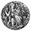 Thumbnail: 2017 Tuvalu Norse Goddesses - Frigg High Relief 2 oz. Silver Antiqued Proof $2