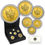 Thumbnail: Canada Gold 2004 Set 25th Anniversary Gold Maple Leaf Coin Set, 6-coins MS 1.9oz