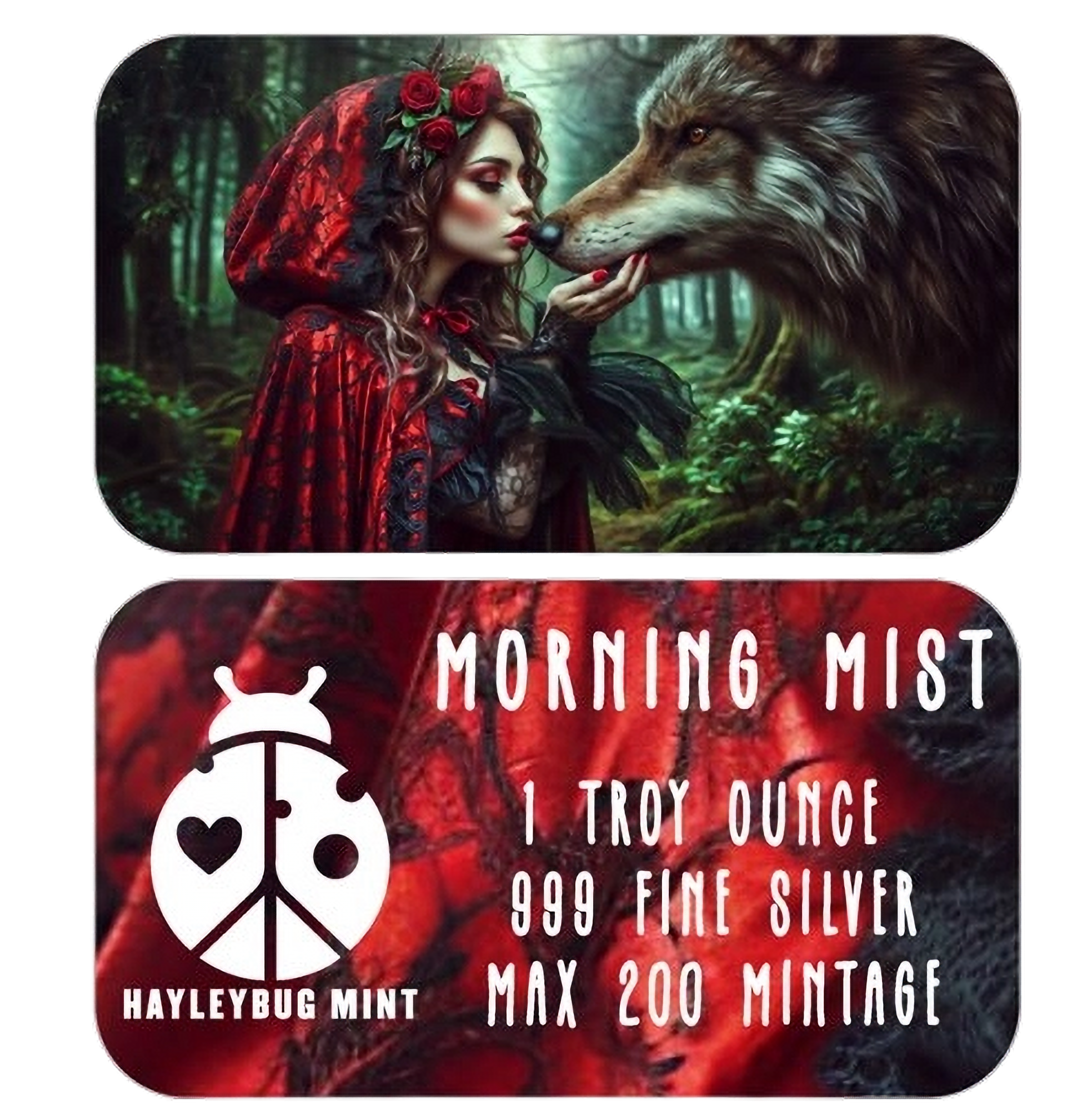 Morning Mist - 1oz .999 Fine Silver Art Bar