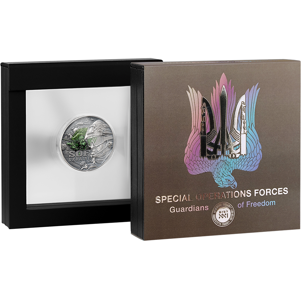 Thumbnail: Special Operations Forces Guardians of Freedom 2 oz Antique finish Silver 2025