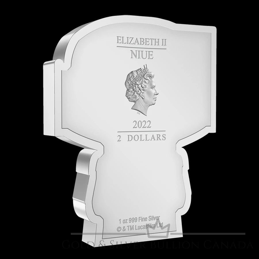 Thumbnail: 2022 Niue Star Wars The Book Of Boba Fett Chibi 1 oz Silver Coin