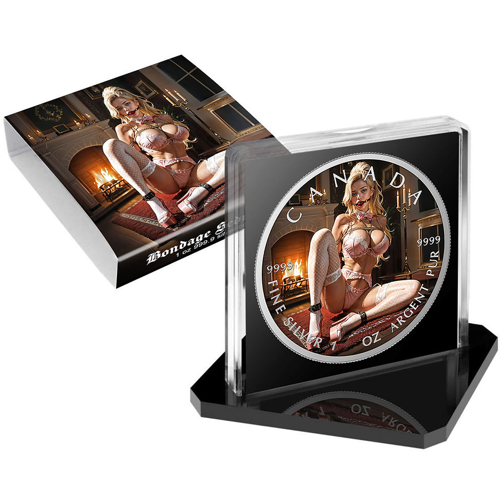 Miniaturbild: Bondage Seduction - 1 oz 999.9 Silver Coin 5$ Canada 2026