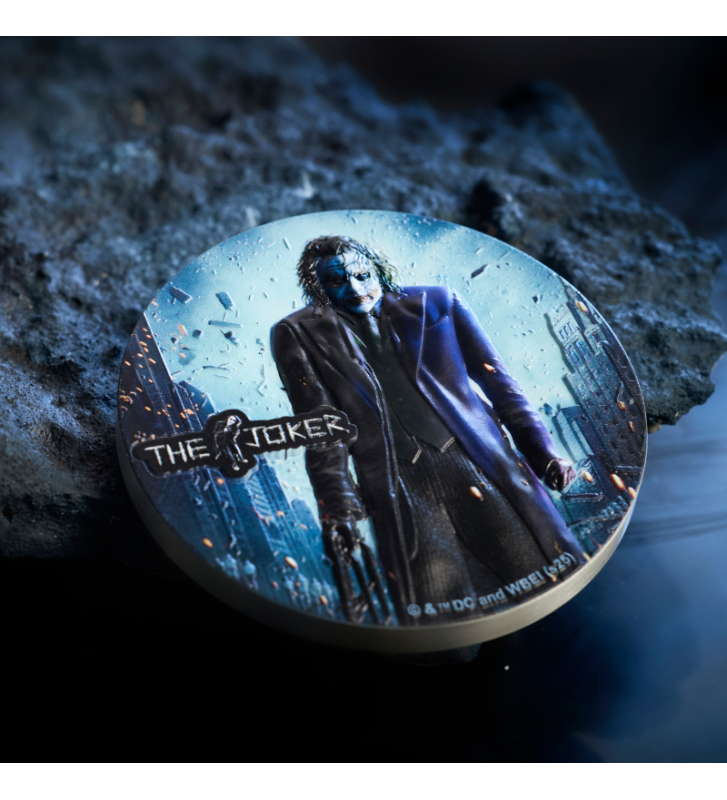 Thumbnail: The Joker: Gotham - 200g .999 High Relief Silver Coin - 15$ Niue 2026