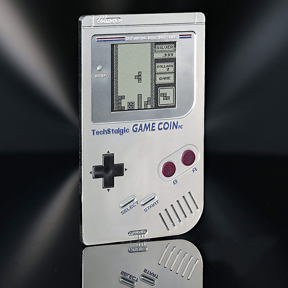 Miniaturbild: GAME TOY: TechStalgic Series - 2 Oz .999 Silver Coin - 2$ Niue 2026
