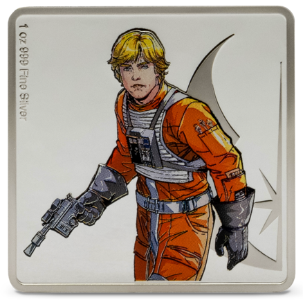Thumbnail: 2025 Star Wars Allies Series: Luke Skywalker & R2-D2 1oz Silver Medallion
