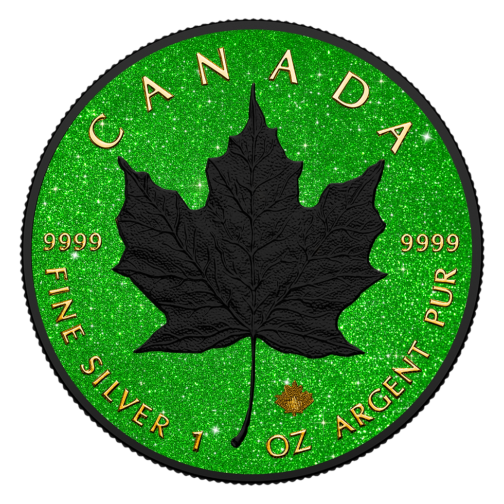 Miniatura: Maple Leaf: Green Monster Precious Collection - 1 oz 999.9 Silver - Canada 2026