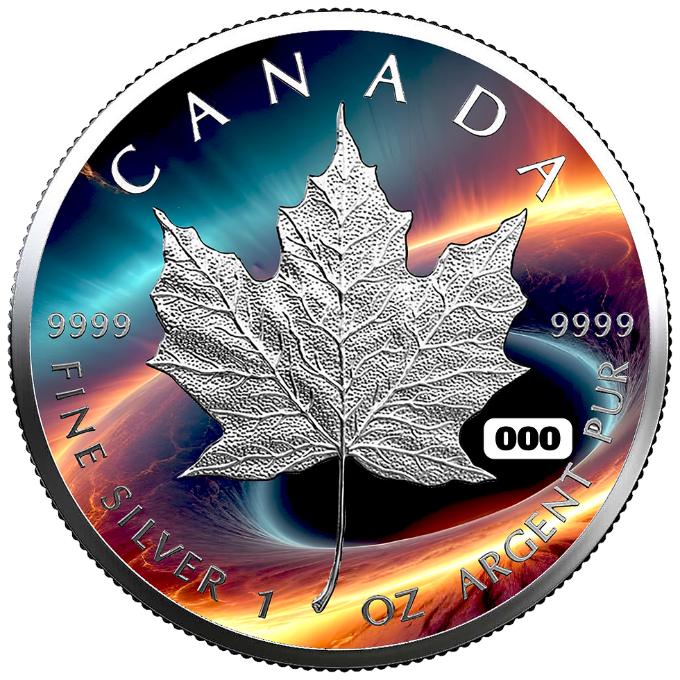 Miniaturbild: 2024 Chromatics Celestial Series Colorized 3 x 1 oz Silver Coin Set