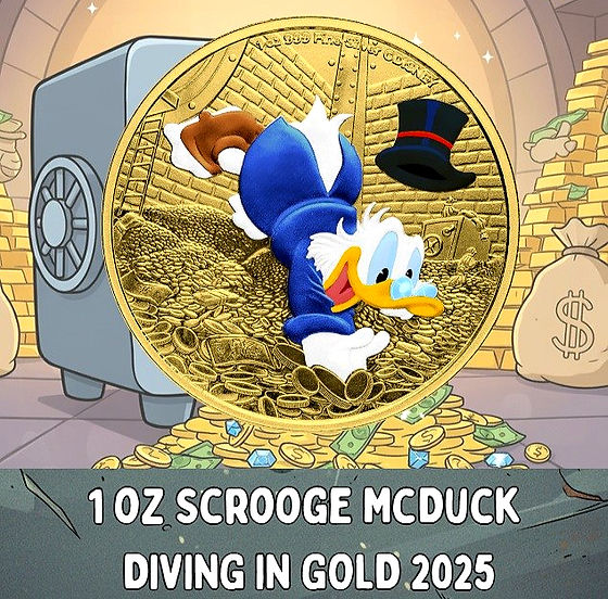 スクルージ・マクダック 1oz fine silver Scrooge McDuck 1ozt .999 Fine Silver Coin Niue 2022 | eBay