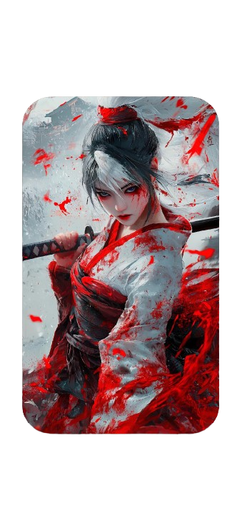 Miniatura: Blood of my Enemies Samurai & Geisha 1oz .999 Colorized Bar 2023
