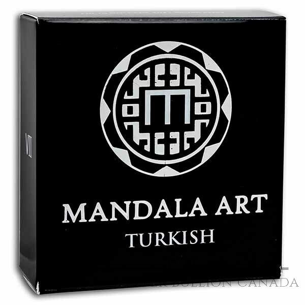 Miniatura: TURCO Mandala Art 3 Oz Moneta Argento 10$ Fiji 2021