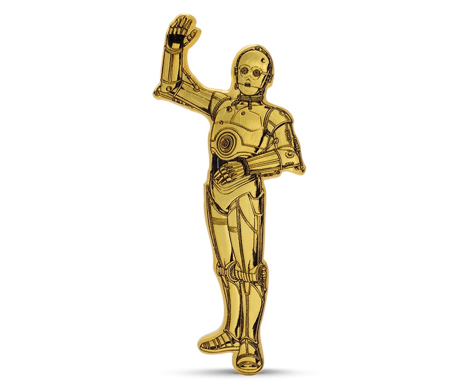 Miniatura: Star Wars Droids C-3PO 1 oz Silver Coin $2 Niue 2025