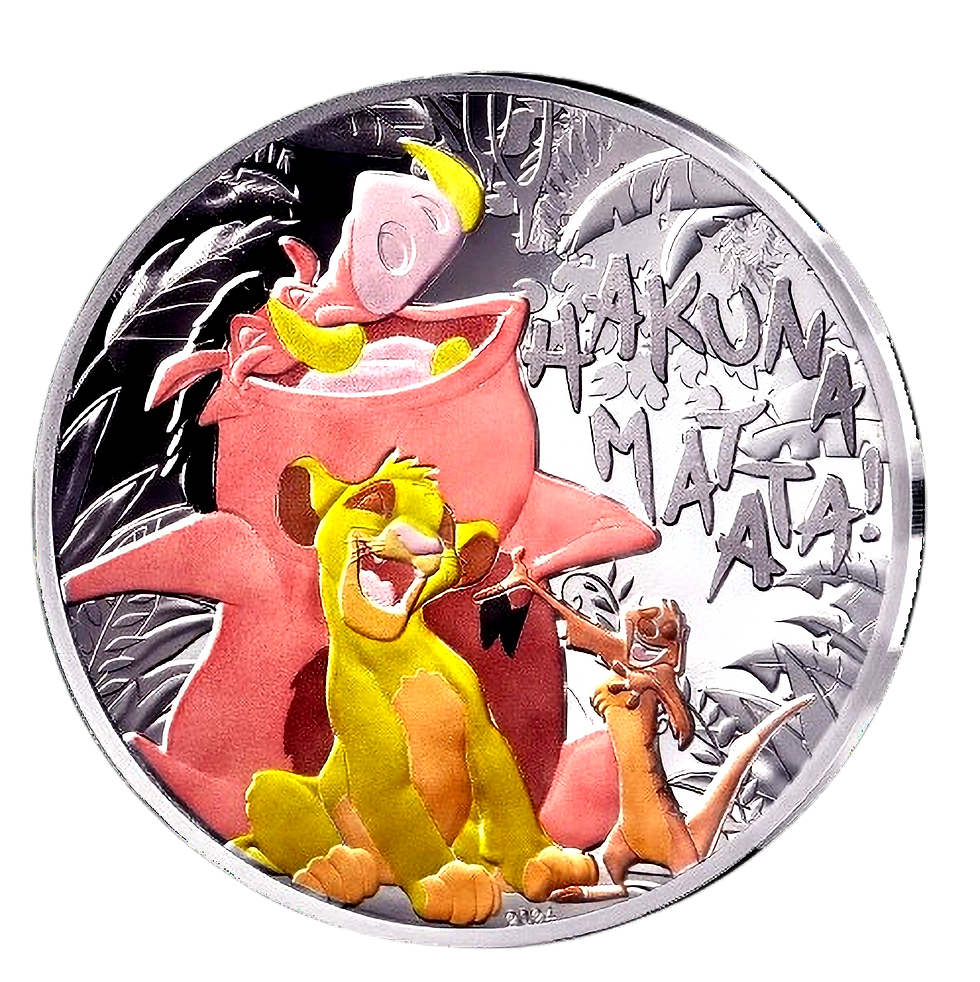 Miniatura: Disney The Lion King - 30th anniversary Silver coin - Proof 10€  France 2024