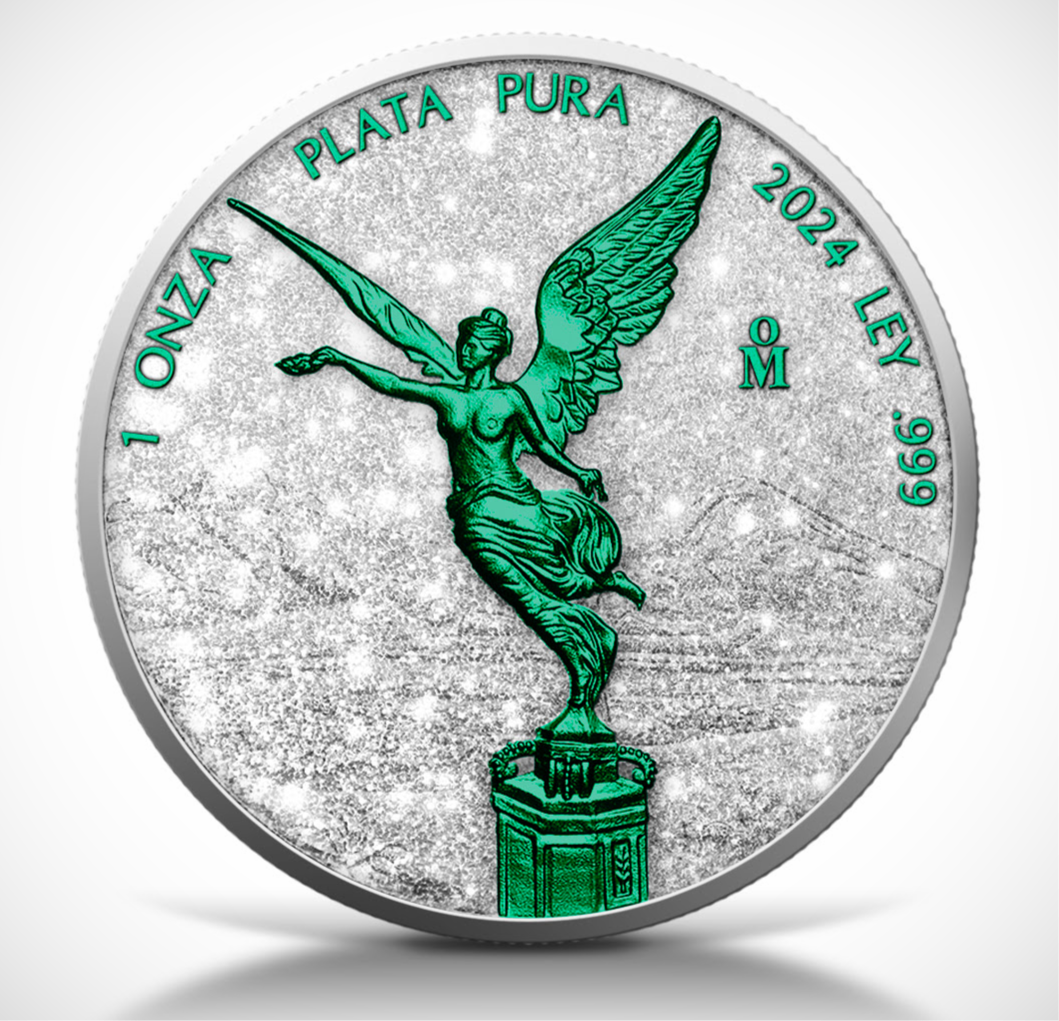 Diamond Dust Poison Edition - 1oz .999 Silver Coin - Mexico Libertad 2024