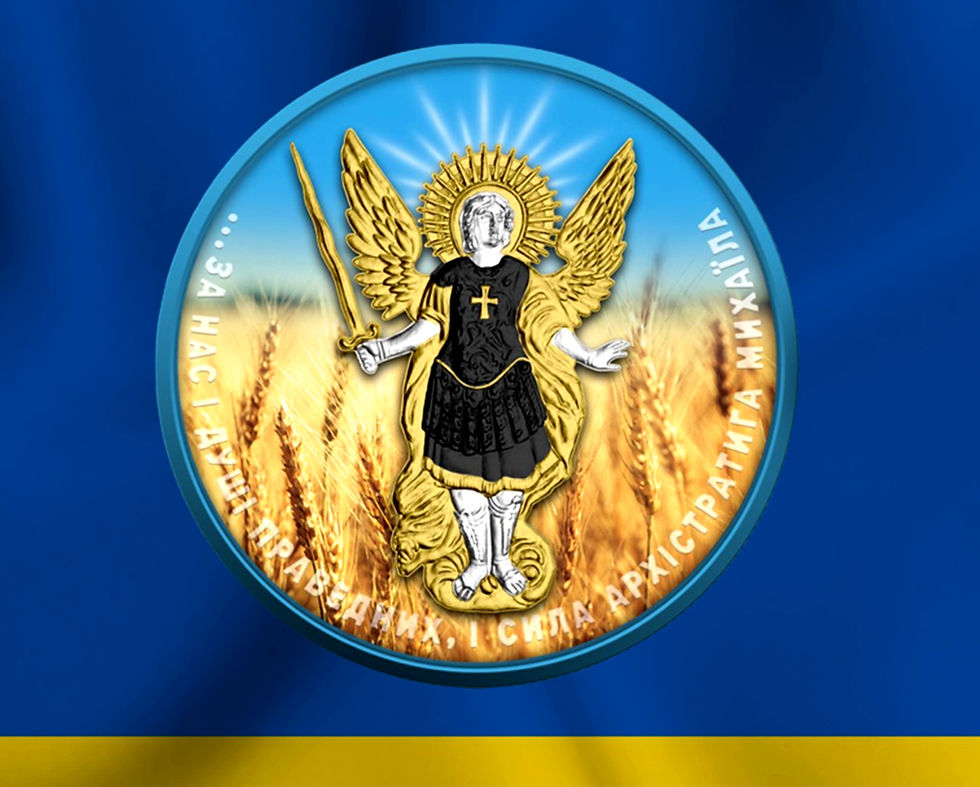 Miniatura: WIELKA UKRAINA - Duch Narodów 1 Uncja Srebra 2022