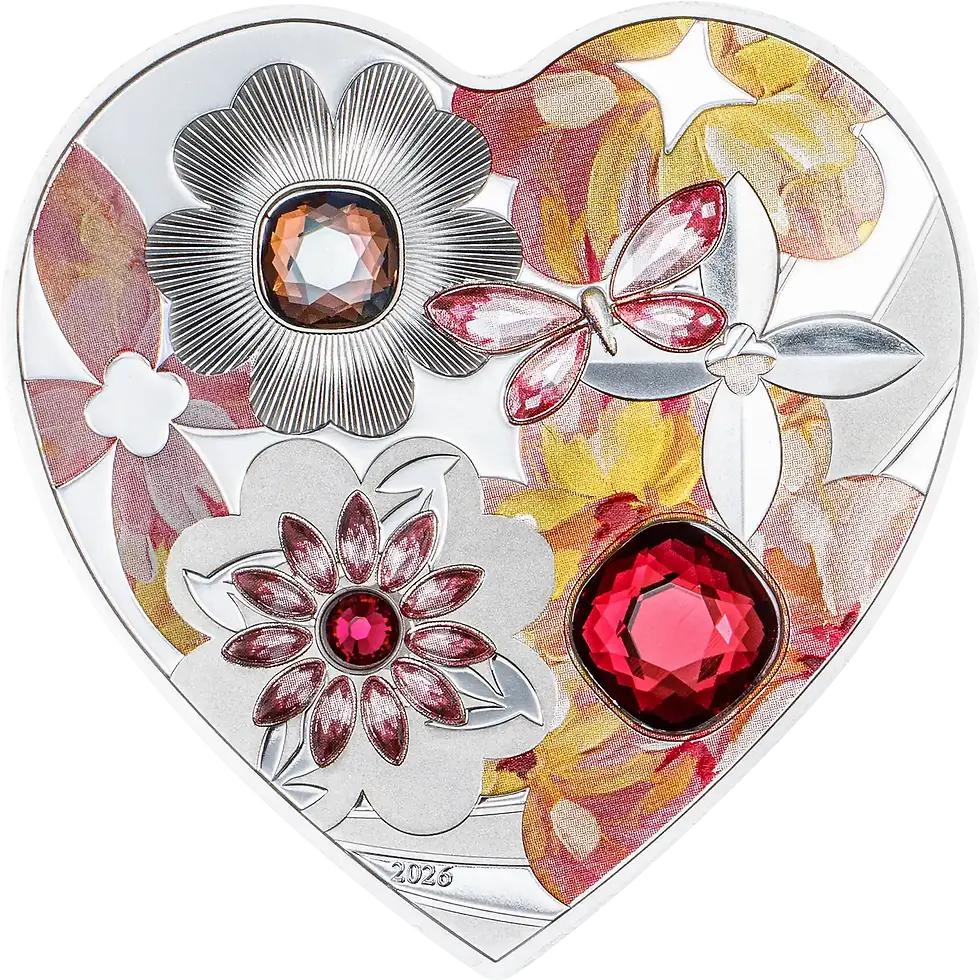 Thumbnail: Blossom: Brilliant Love Silver Coin 5$ Cook Islands 2026