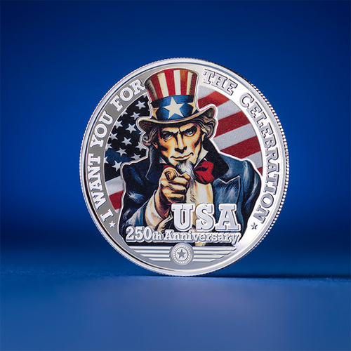 Uncle Sam 1/2oz .999 silver coin 1$ Niue 2026 | Gold & Silver Canada