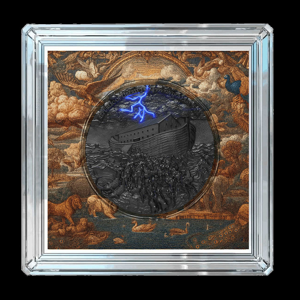 Miniatura: Noah's Ark Stacker - 2 oz .999 Silver Coin Blind Box - 20$ Liberia 2026