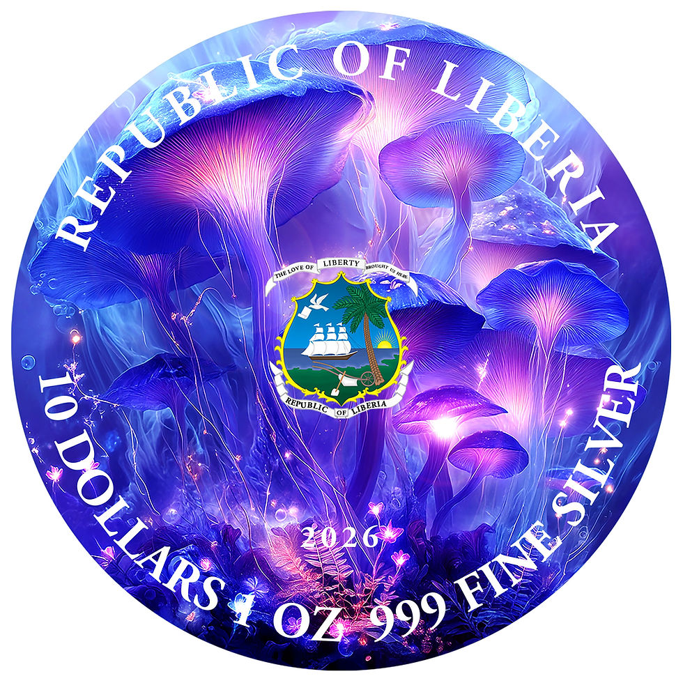 Miniaturbild: Whispering Wings 1oz .999 Silver Coin 10$ Liberia 2026
