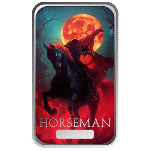 Miniatura: 2024 Scottsdale Mint Halloween Monster Collection Colorized 8 x 1oz Silver Bar