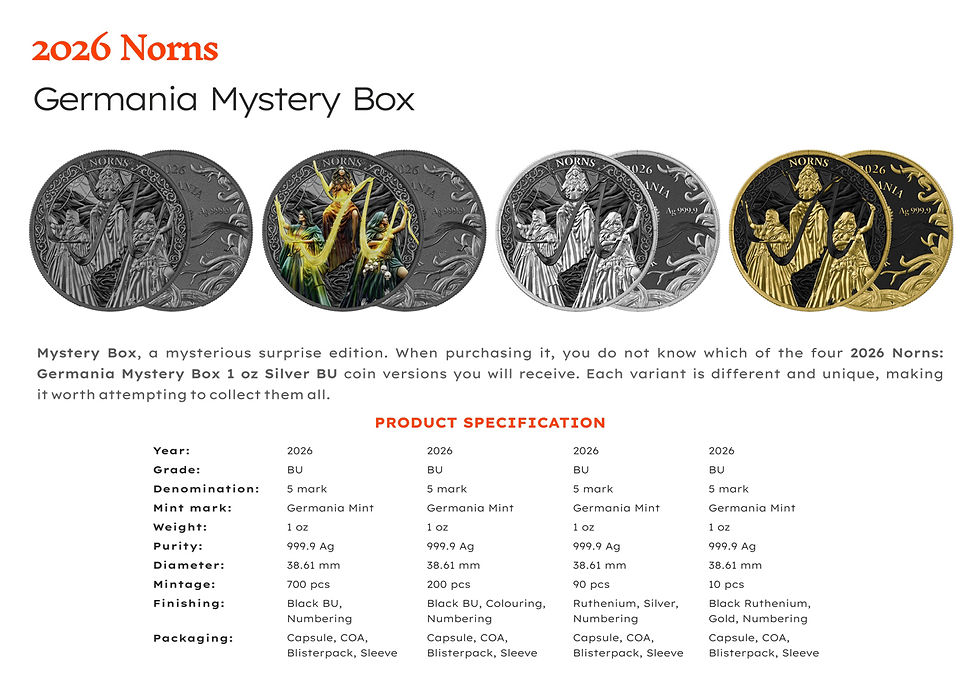 Miniaturbild: 2026 Norns: Germania Mystery Box - 5 Mark Germania 2026