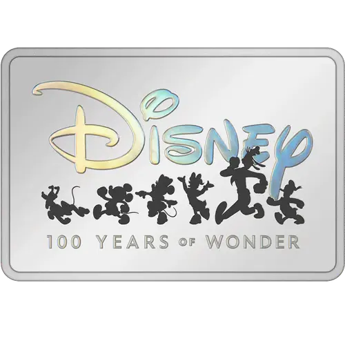 Thumbnail: DISNEY 100 YEARS OF WONDER MICKEY MOUSE & FRIENDS 1 oz  Silver Coin 2$ Niue 2023