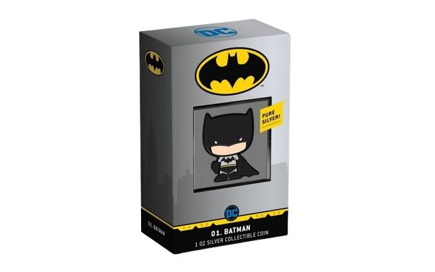 Thumbnail: New Zealand 2020 Chibi Coin DC Comics Series Batman 1 OZ Silver coin