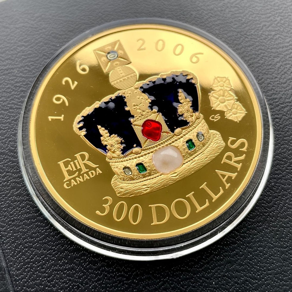 Miniature : 2006 Canada $300 80th Birthday of the Queen - 14-kt Gold Coin 60 gram