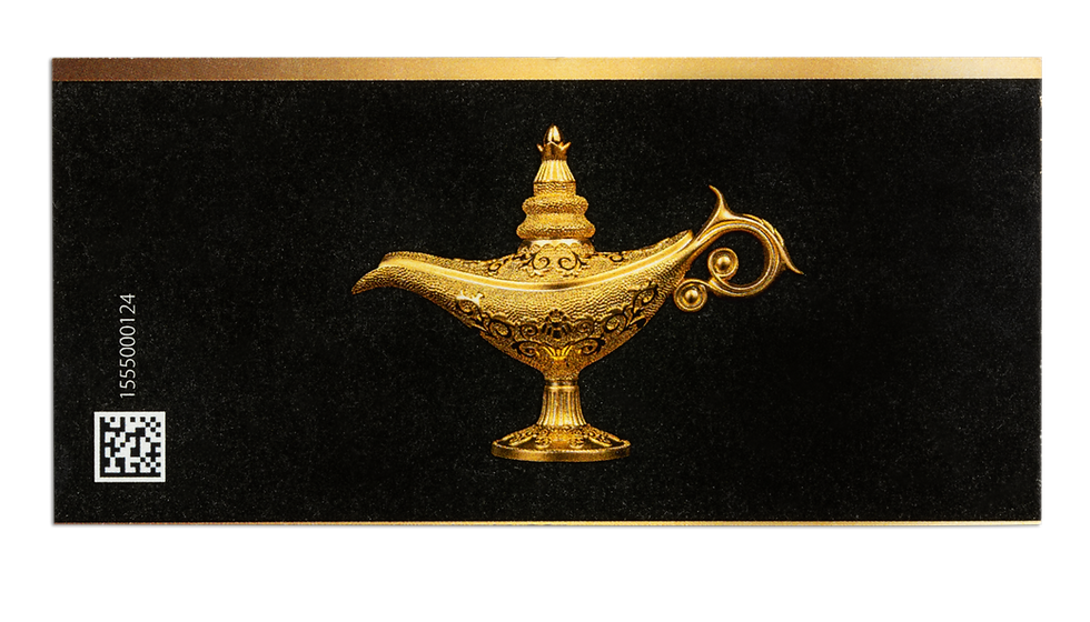 Miniatura: ALADDIN'S MAGICAL LAMP 5oz .999 Silver Djibouti 2023