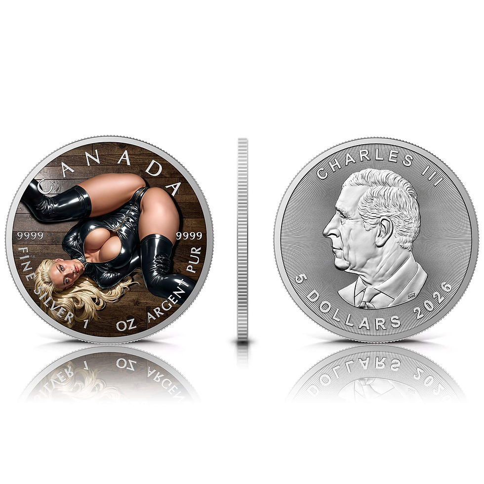 Thumbnail: Latex Temptation - 1 oz 999.9 Silver Coin - 5$ Canada 2026