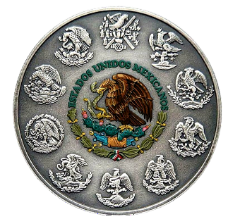 Thumbnail: CRYSTAL SKULL VI Day of the Dead Libertad 1 Oz Silver Coin Mexico 2018