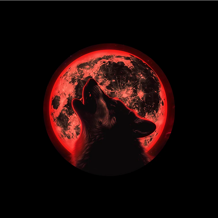 Miniature : Frost Whisperer Wolf Maple Leaf 1 Oz Silver coin 5$ Canada 2024