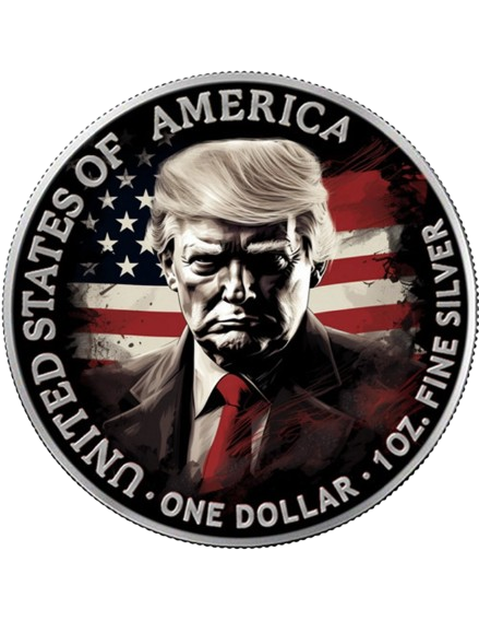 Miniature : TRUMP Presidential Calendar Complet Set 12 x 1 Oz Silver Coin USA 2024