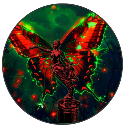 Thumbnail: 2023 Mexico Libertad .999 silver Colorized Pandorian Butterfly V2 1oz Coin