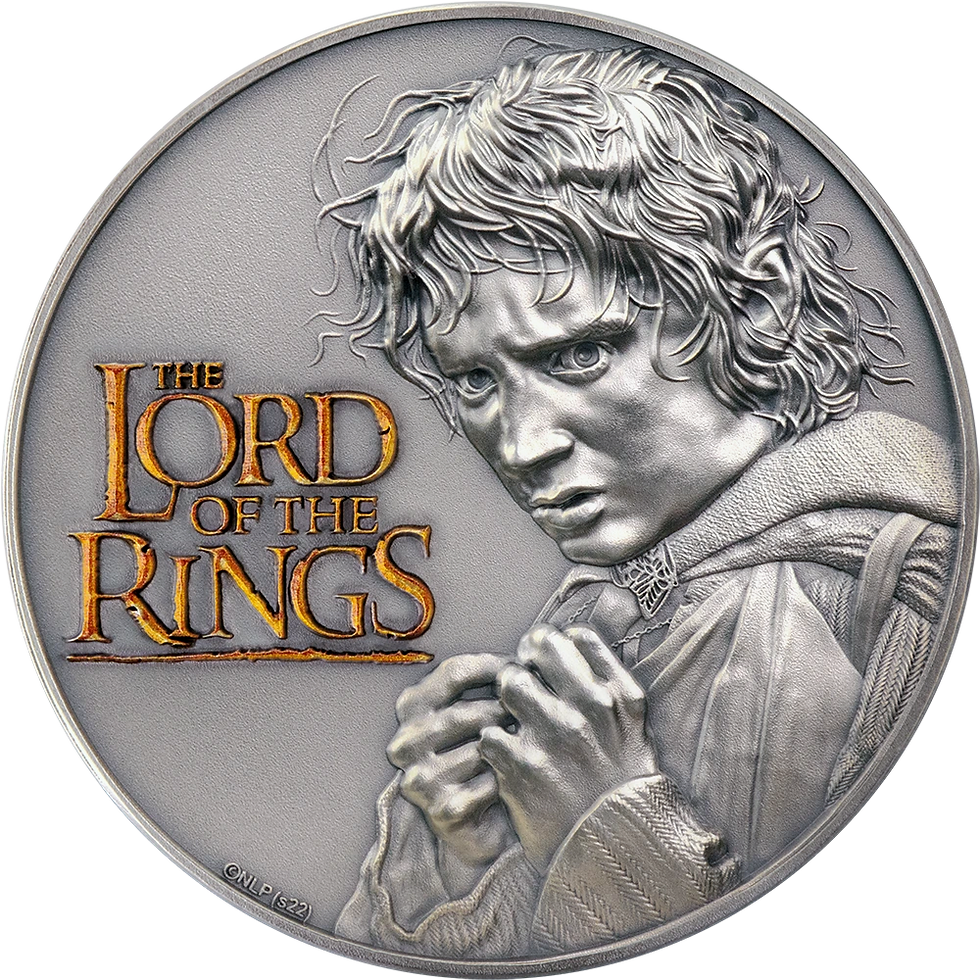 Thumbnail: LORD OF THE RINGS 2 Oz Silver Coin 10$ Cook Islands 2022