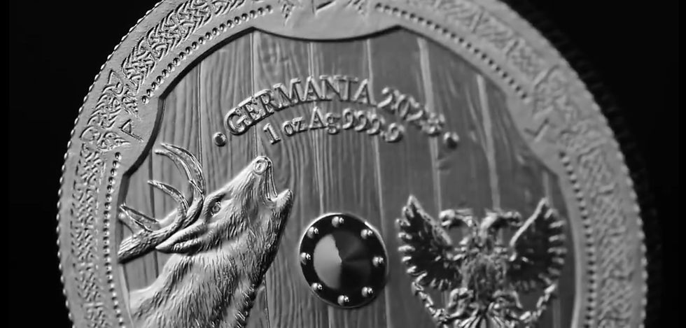 Thumbnail: VALKYRIES: OSTARA 1 OZ SILVER BU GERMANIA MINT 2023