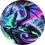 Thumbnail: HYPERNOVA DRAGON By Hayleybug Mint 1oz .999 Silver Round Colorized