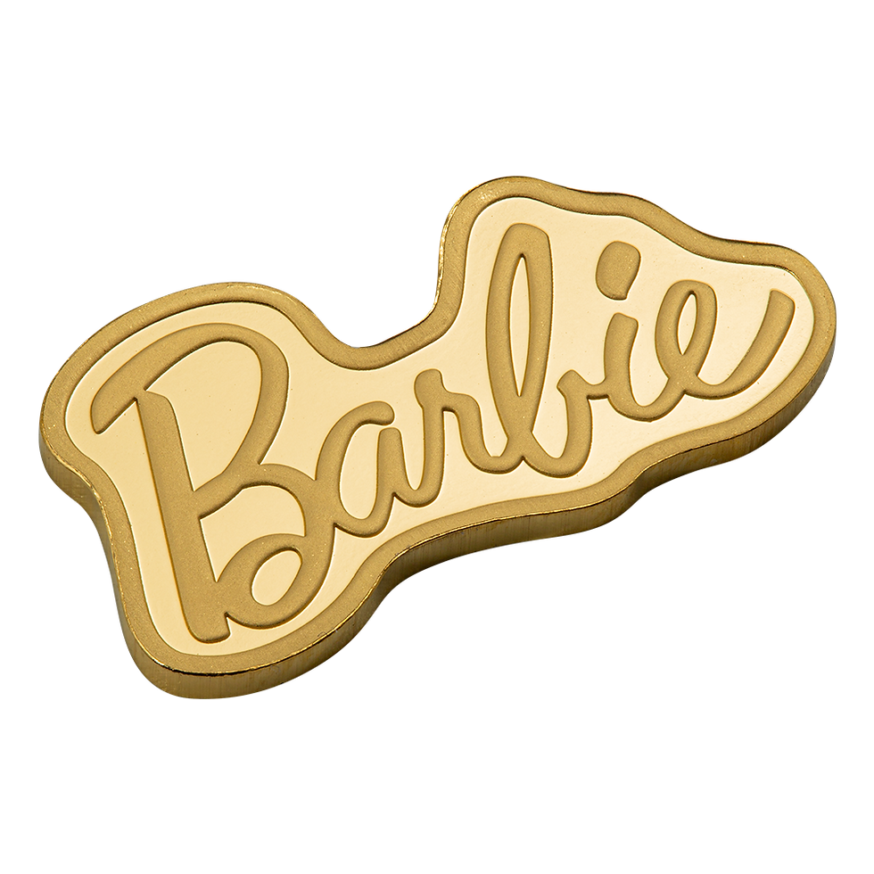 Thumbnail: 2026 5 gram Solomon Islands Barbie .9999 Gold Proof-like Shaped Coin Bar