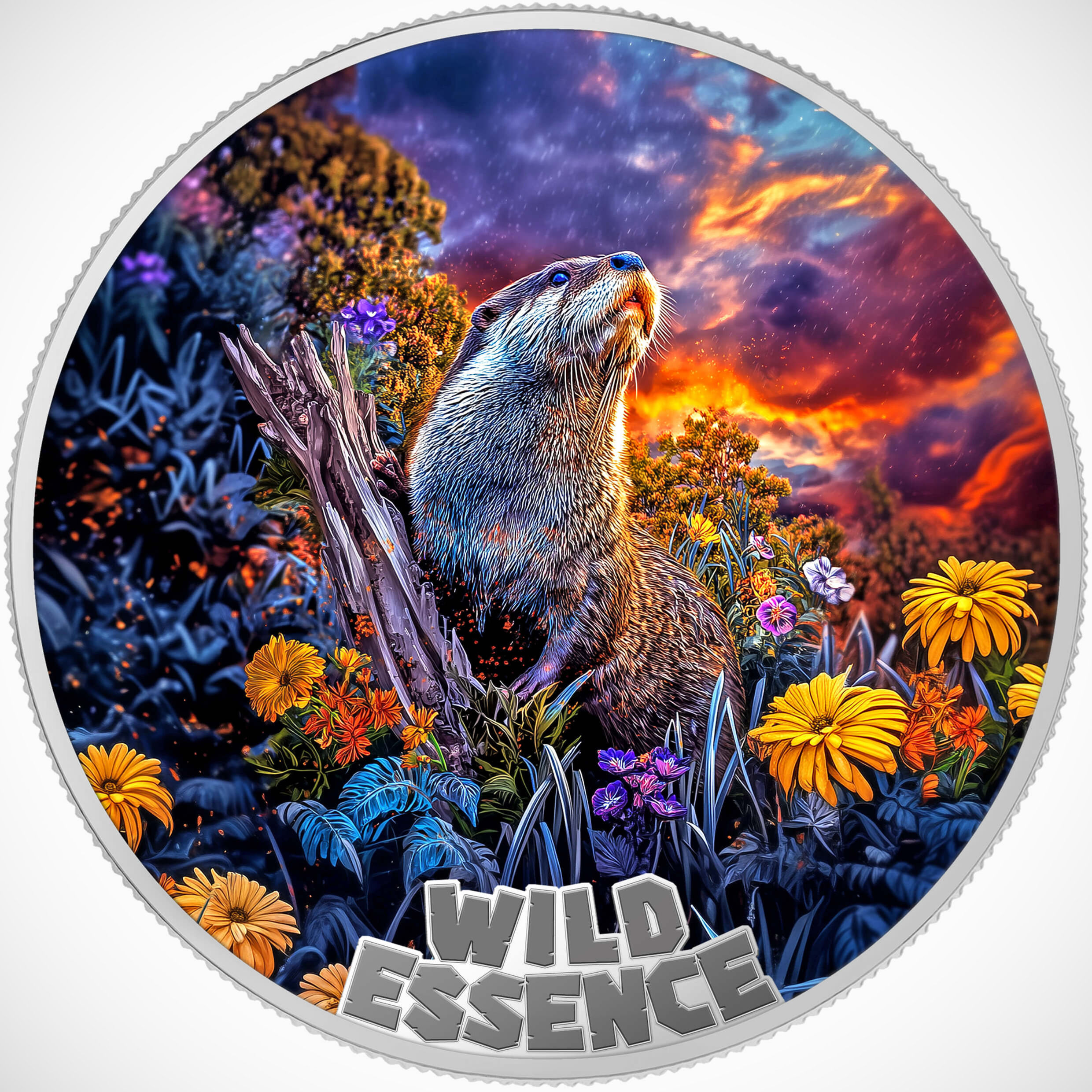 Otter: Wild Essence - The Mammal Collection - 1oz .999 Silver Liberia 2026