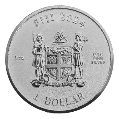 Miniature : 2024 Fiji Year of the Dragon 3D UHR 1 oz Silver Coin