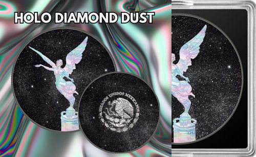 Thumbnail: HOLO Diamond Dust Libertad 1 Oz Silver Coin Mexico 2024